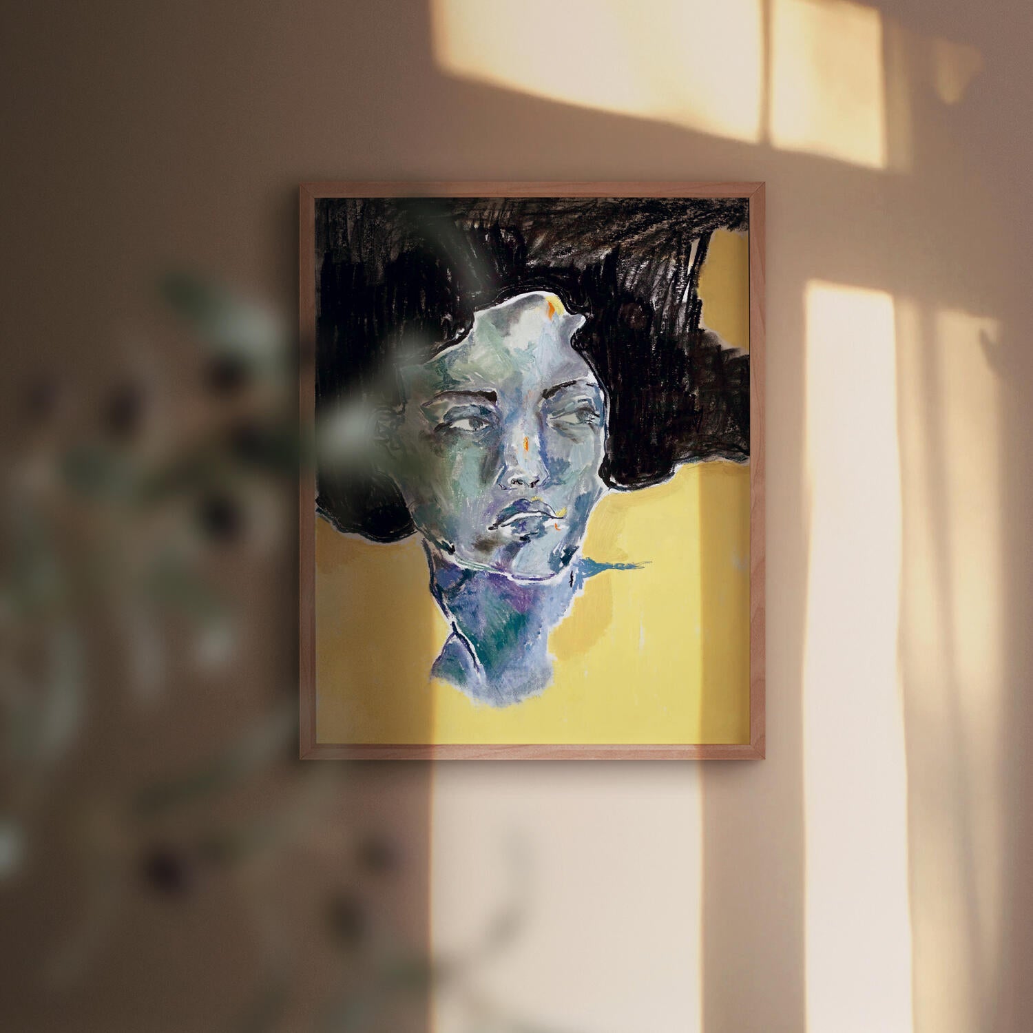 Fiona Alberte Portrait In Yellow plakat